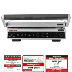 GASTROBACK Kontakt-, Elektro- & Tischgrill*Design BBQ Advanced Smart