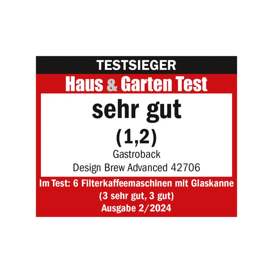 GASTROBACK Filterkaffeemaschinen*Design Brew Advanced