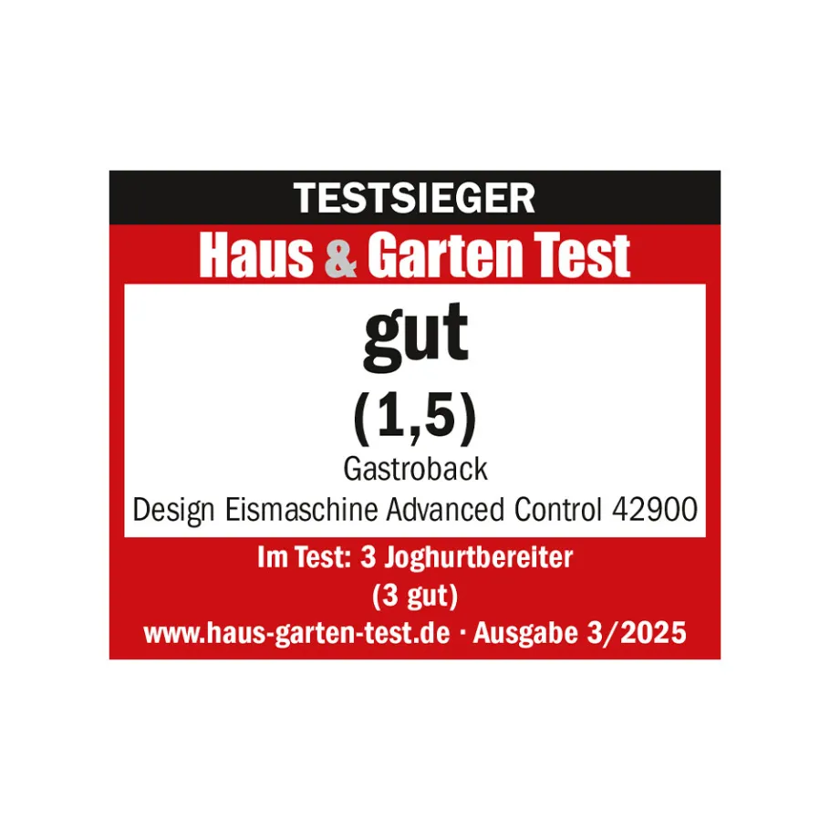 GASTROBACK Eismaschine & Ice Shaver*Design Eismaschine Advanced Control