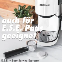 GASTROBACK Espressomaschinen*Design Espresso Piccolo Weiß