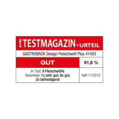 GASTROBACK Fleischwolf*Design Fleischwolf Plus