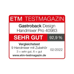 GASTROBACK Handmixer*Design Handmixer Pro