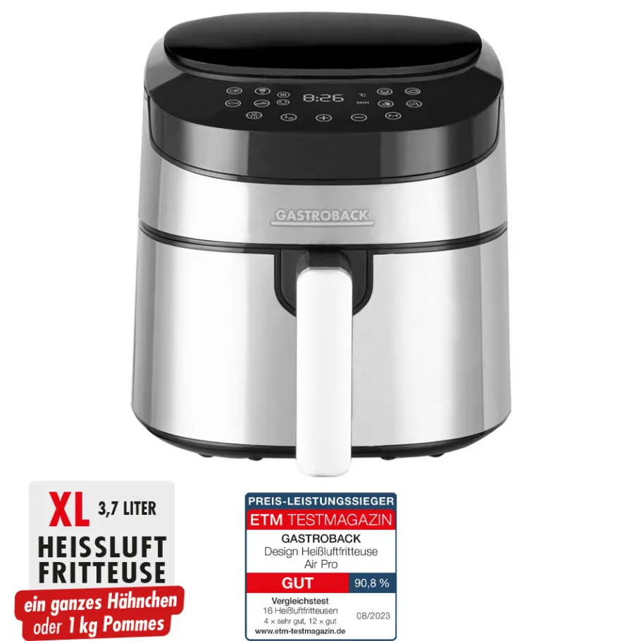 GASTROBACK Fritteuse, Heißluftfritteuse / Airfryer*Design Heißluftfritteuse Air Pro