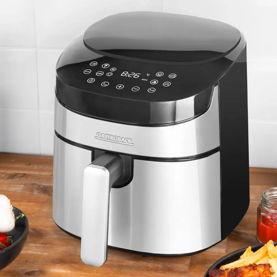 GASTROBACK Fritteuse, Heißluftfritteuse / Airfryer*Design Heißluftfritteuse Air Pro