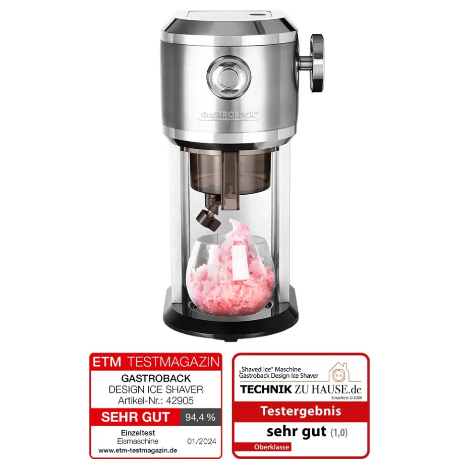 GASTROBACK Eismaschine & Ice Shaver*Design Ice Shaver Slushy & Ice Cream