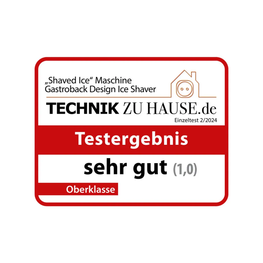 GASTROBACK Eismaschine & Ice Shaver*Design Ice Shaver Slushy & Ice Cream