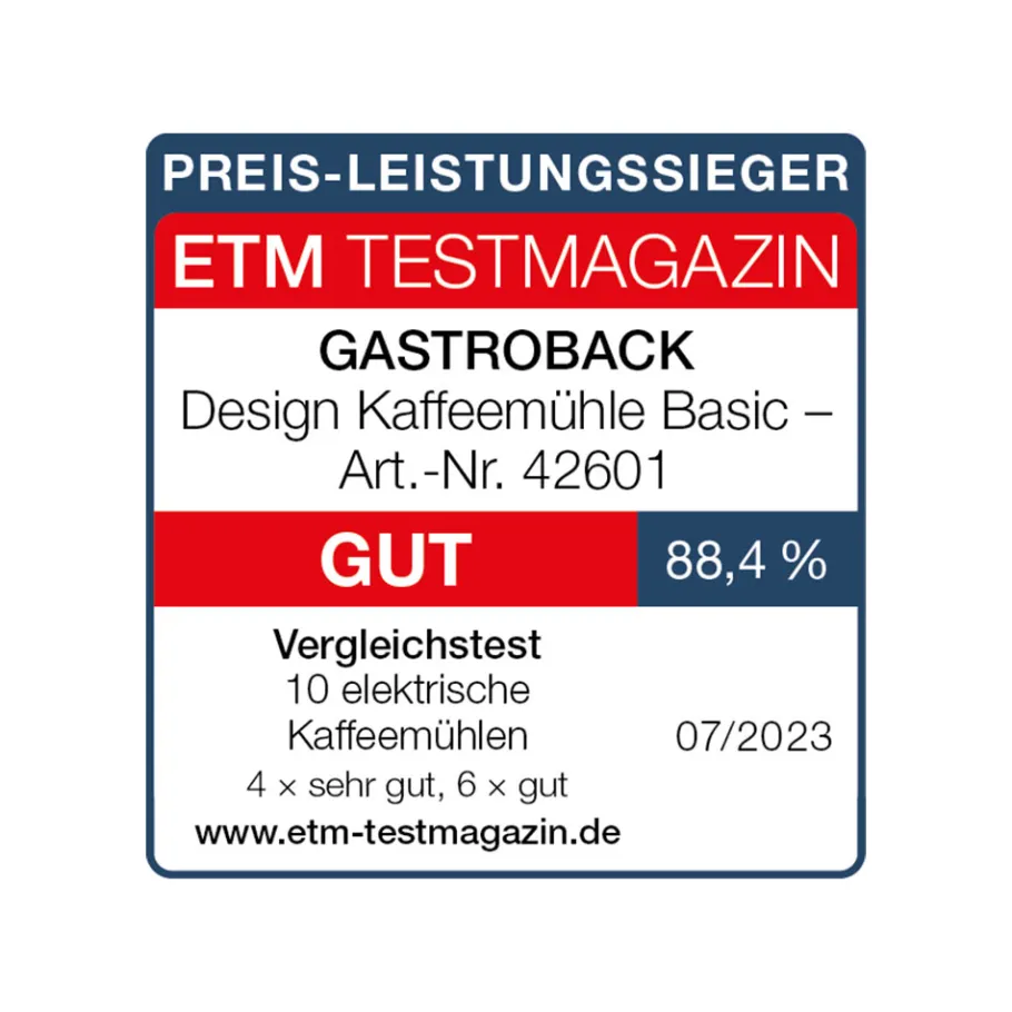 GASTROBACK Kaffeemühlen*Design Kaffeemühle Basic