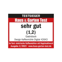 GASTROBACK Kaffeemühlen*Design Kaffeemühle Digital