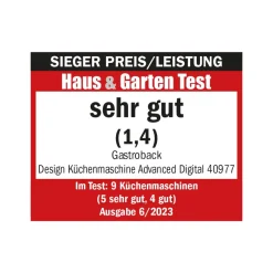 GASTROBACK Küchenmaschine*Design Küchenmaschine Advanced Digital