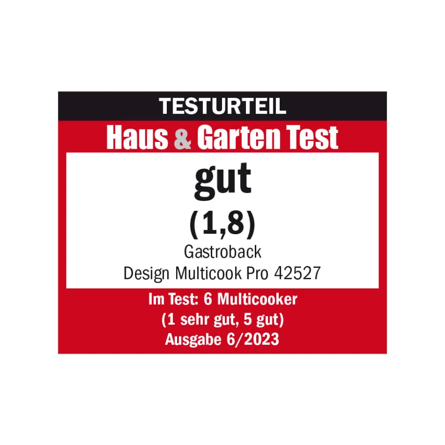 GASTROBACK Reiskocher & Multikocher*Design Multicook Pro