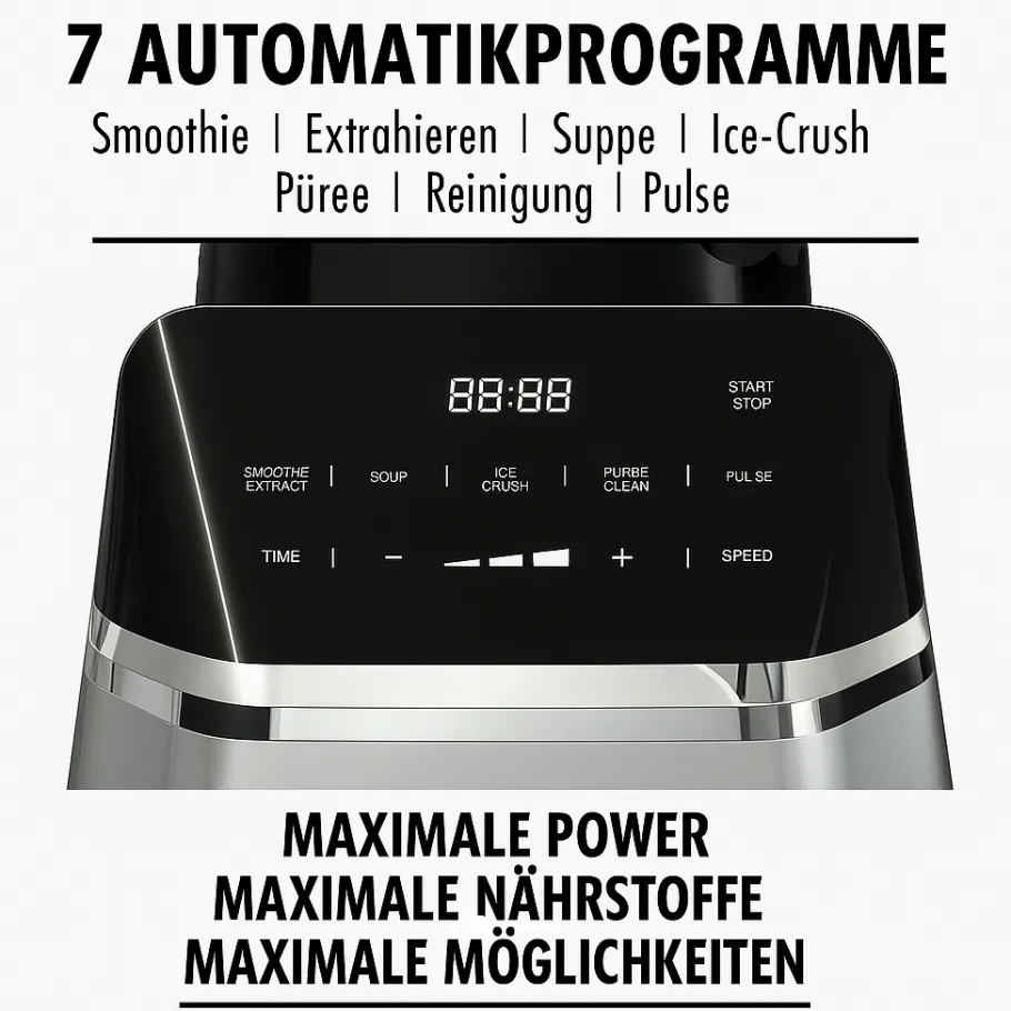 GASTROBACK Mixer, Standmixer, Hochleistungsmixer & Smoothie To Go Mixer*Design Multi-Power Standmixer Mix & Soup 2.000 W