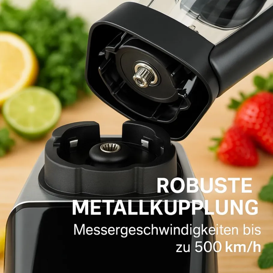 GASTROBACK Mixer, Standmixer, Hochleistungsmixer & Smoothie To Go Mixer*Design Multi-Power Standmixer Mix & Soup 2.000 W
