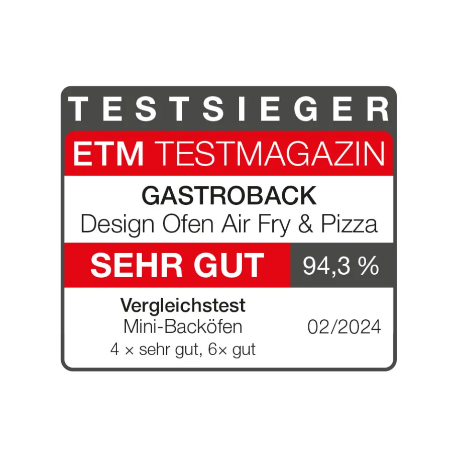 GASTROBACK Minibackofen*Design Ofen Air Fry & Pizza