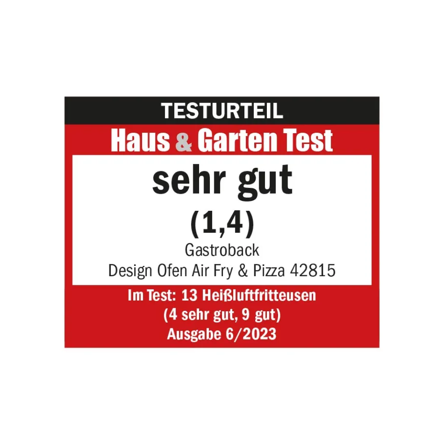GASTROBACK Minibackofen*Design Ofen Air Fry & Pizza
