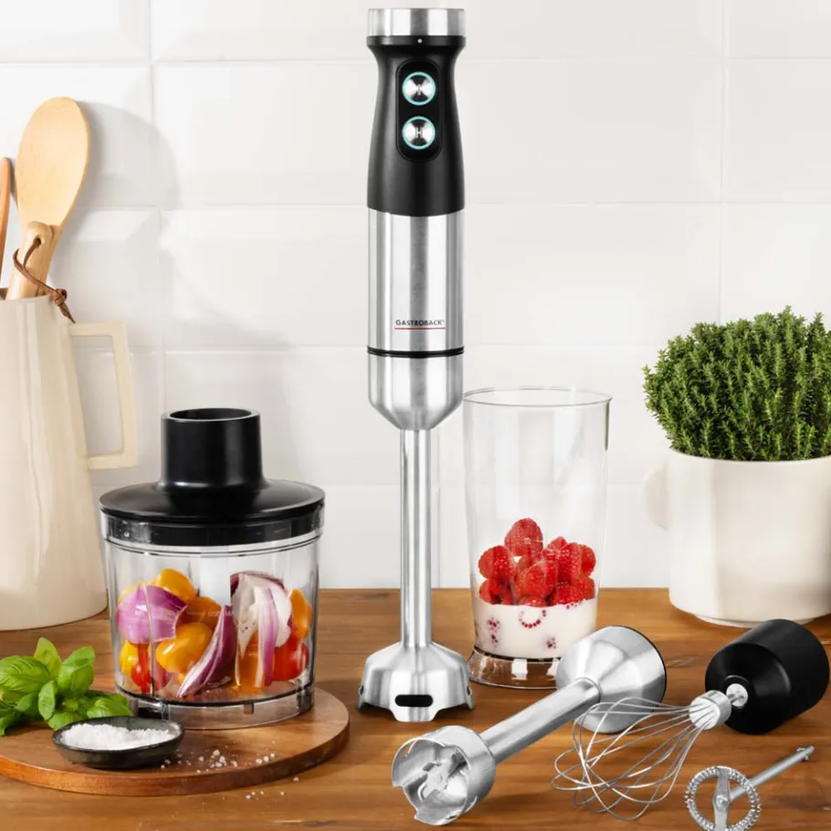 GASTROBACK Stabmixer & Akku-Stabmixer*Design Power Stabmixer Set 5-in-1