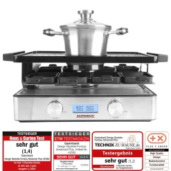 GASTROBACK Raclette & Fondue*Design Raclette-Fondue Advanced Plus