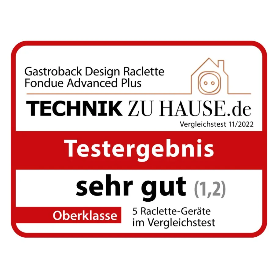 GASTROBACK Raclette & Fondue*Design Raclette-Fondue Advanced Plus