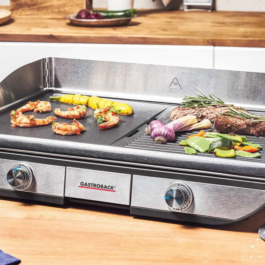 GASTROBACK Kontakt-, Elektro- & Tischgrill*Design Tischgrill Advanced Pro BBQ