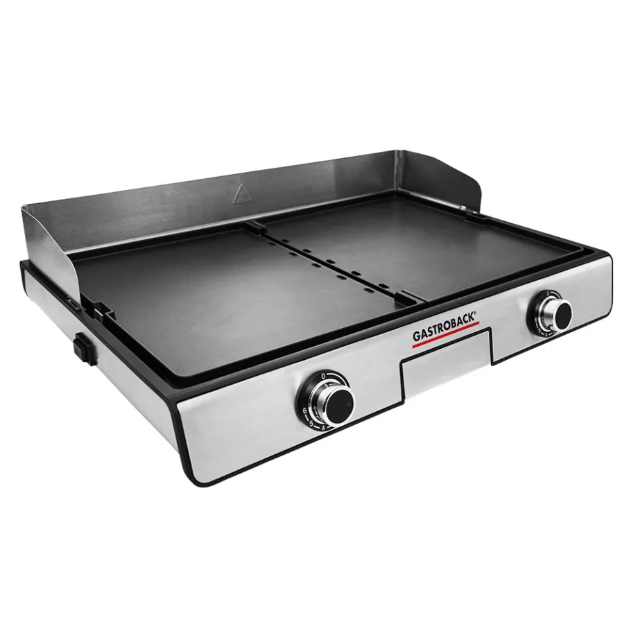GASTROBACK Kontakt-, Elektro- & Tischgrill*Design Tischgrill Plancha & BBQ