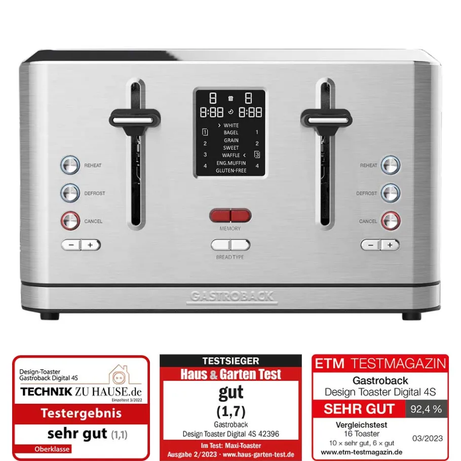 GASTROBACK Toaster*Design Toaster Digital 4S