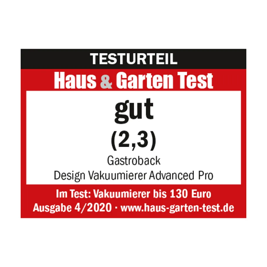 GASTROBACK Vakuumierer*Design Vakuumierer Advanced Pro