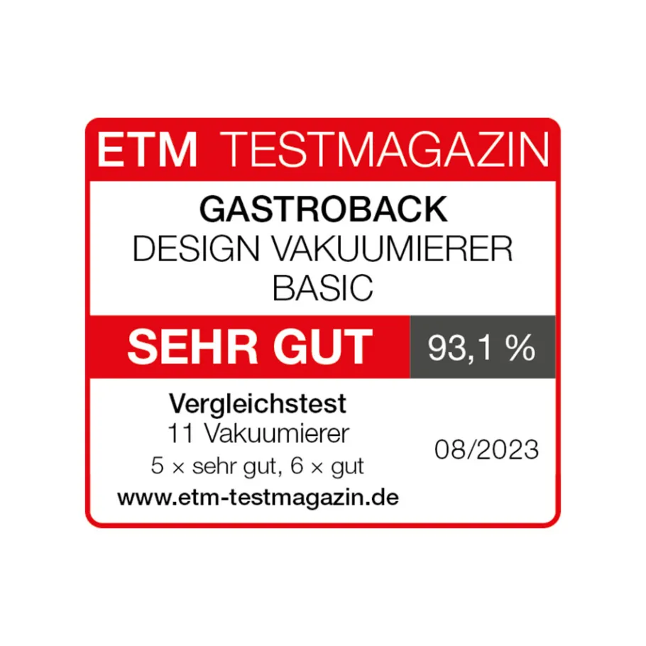GASTROBACK Vakuumierer*Design Vakuumierer Basic