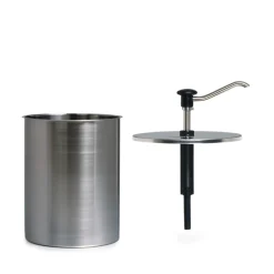 GASTROBACK Dosierspender Mit Druckknopfbedienung*Druckknopfdosiersp. 10 l m. zyl. Beh.