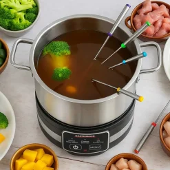 GASTROBACK Raclette & Fondue*Fondue MultiCook 4-in-1 & Kochplatte