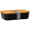 GASTROBACK Home*Lunchbox schwarz, mit Bambusdeckel