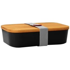 GASTROBACK Home*Lunchbox schwarz, mit Bambusdeckel