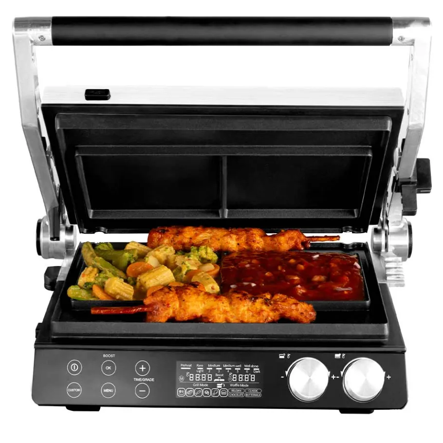 GASTROBACK Kontakt-, Elektro- & Tischgrill*Gourmet Multigrill BBQ Pro Smart