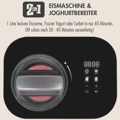 GASTROBACK Eismaschine & Ice Shaver*Mini Gelateria 2-in-1 Kompressor-Eismaschine 1 l