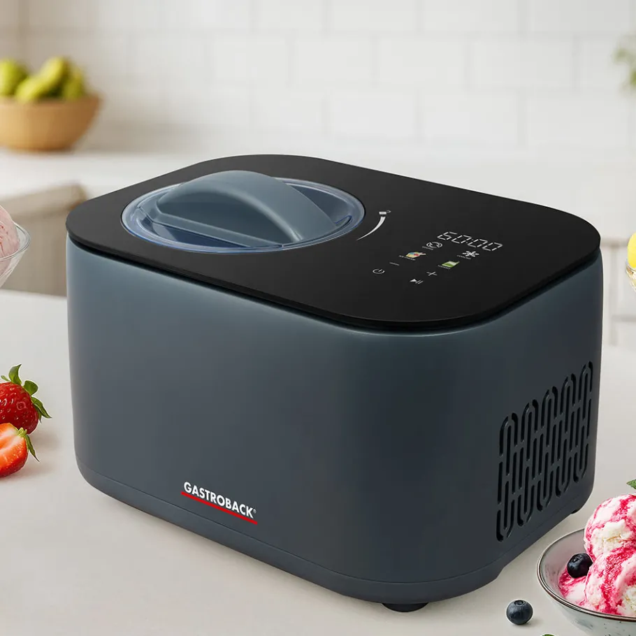 GASTROBACK Eismaschine & Ice Shaver*Mini Gelateria 2-in-1 Kompressor-Eismaschine 1 l