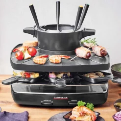 GASTROBACK Raclette & Fondue*Raclette Fondue Set Family and Friends