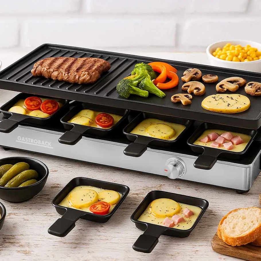 GASTROBACK Raclette & Fondue*Raclette Grill & Pancake Station