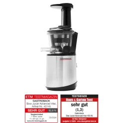 GASTROBACK Entsafter & Slow Juicer*Slow Juicer Advanced Vital