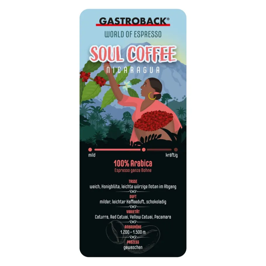 GASTROBACK Kaffee*SOUL COFFEE - 1000 g - Espresso