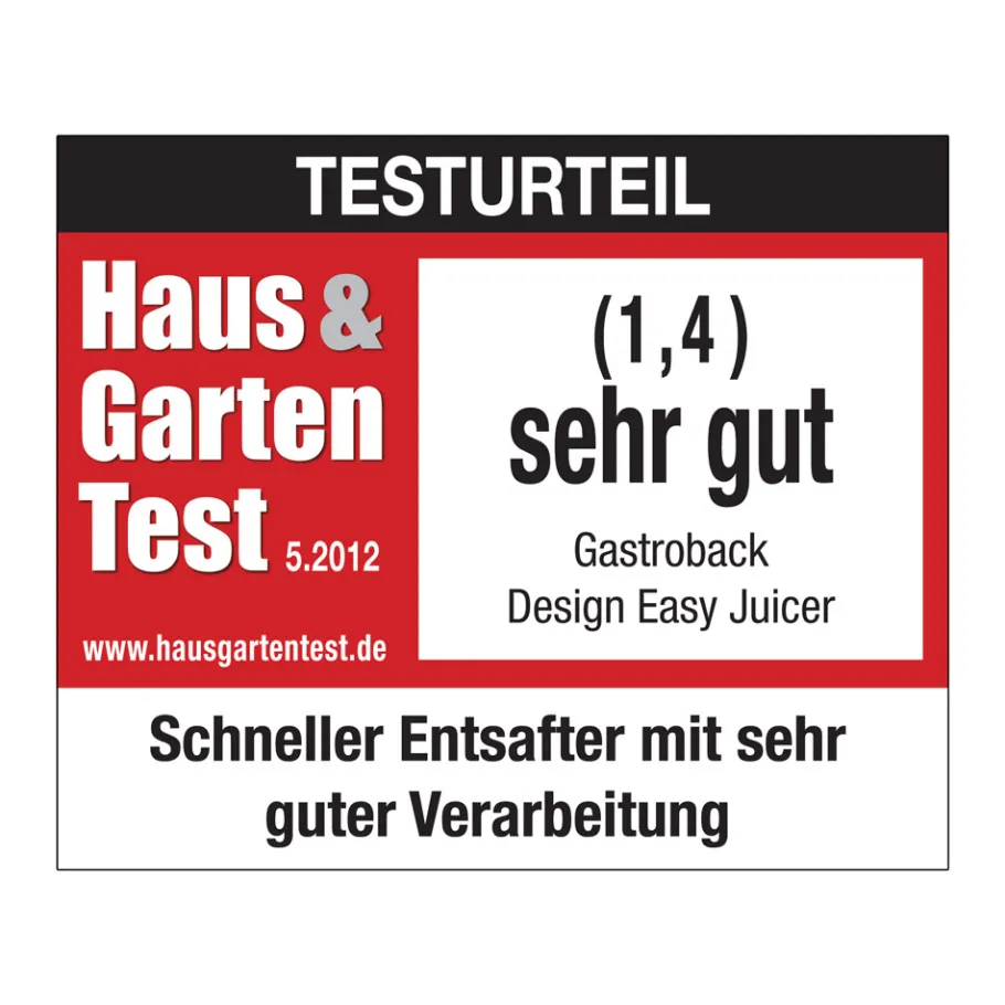 GASTROBACK Entsafter & Slow Juicer*Vital Juicer Pro