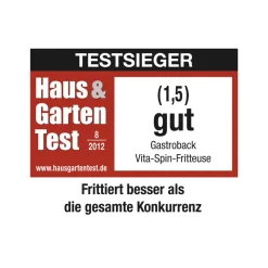 GASTROBACK Fritteuse, Heißluftfritteuse / Airfryer*Vita-Spin-Fritteuse